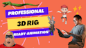 rig the character for unity and humanoid avatar skeleton