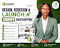 launch shopify dropshipping store design or redesign shopify store