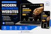 create a modern responsive landing page