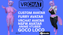 customize vrchat avater edit outfit toggles and physbones gogo loco sps