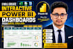 do data visualization and build automated power bi dashboards