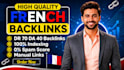 provide high da40 dr70 french backlinks
