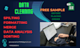excel, merge ,spilt excel data