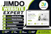 design jimdo website, redesign jimdo website, create and customize jimdo website