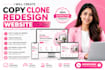 clone copy redesign website copy clone website revamp website