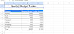 create professional excel spreadsheet or budget tracker