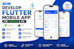 develop a flutter mobile app for android and ios