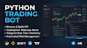 build custom trading bot, python bybit binance api and telegram alerts