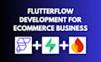 design a flutterflow ecommerce app for mobile shop conversion
