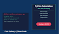 python automation script and web scraper development