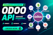 integrate odoo API, shopify, woocommerce, stripe, quickbooks, zapier, make, n8n
