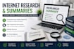 do online research for your project