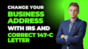 update your ein business name and address with the irs