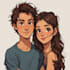 make a realistic couple portrait for gifts or decor