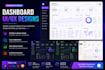 design saas dashboard UI UX, admin panel and CRM dashboard