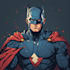 superhero character for comics