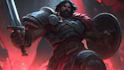 create cinematic game key art, splash character illustration