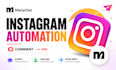 setup manychat instagram dm automation and lead generation