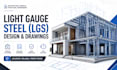 design modern villa floor plans and lgs structural framing cad