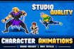do pixel art character sprite animation video games