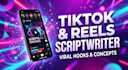 write viral tiktok scripts and instagram reels scripts for your brand
