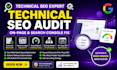 do technical SEO audit, on page and search console fix