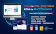 convert figma to HTML CSS , figma to react js responsive website