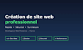 site vitrine, design responsive, optimisation vitesse, hébergement configuré