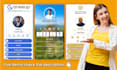 create modern bio link, digital nfc business card website