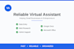 be your reliable virtual assistant for admin support
