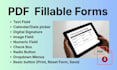 create fillable PDF forms