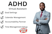 be your adhd VA, accountability partner