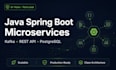 build java springboot microservices with kafka and postgres