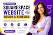 design squarespace website, squarespace website development, squarespace expert