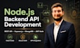 develop node js rest API backend with mongodb