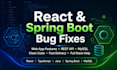 fix react spring boot bugs and add web app features