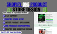 build a high converting shopify one product store