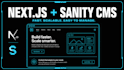 build a fast nextjs website with sanity cms