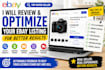 review and optimize your ebay listing for better buyer appeal