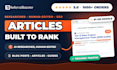 write human proofread SEO articles and blog posts that rank