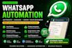 create a whatsapp business automation app