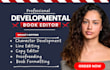 be developmental book editor, proofread, developmental editor for fiction novel