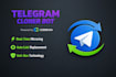 develop a custom telegram content automation userbot