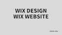 design a wix landing page