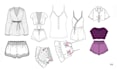 create professional fashion flat sketch and technical illustration