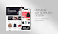 design a luxury wix fashion store or boutique template