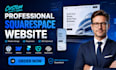 build squarespace website, design wix redesign squarespace website, landing page