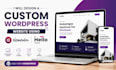 design a custom wordpress website using hello elementor theme