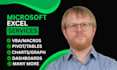 create professional excel dashboard, KPI dashboard and automated reports