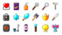 create 2d props, icons, objects, assets and game items